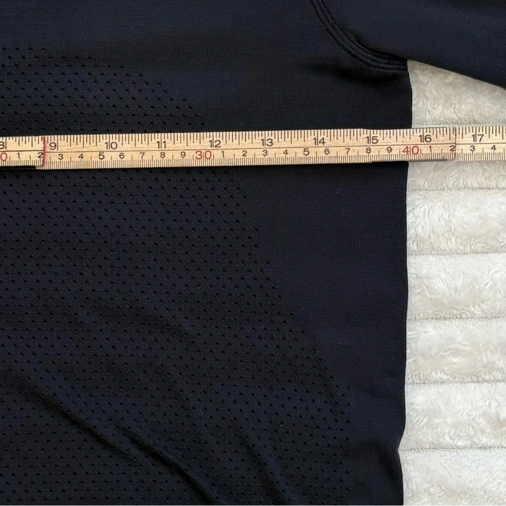 LULULEMON Breeze By Long Sleeve Navy Blue Size 4 - Picture 7 of 10